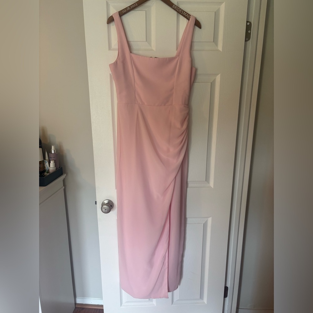 Lulu's Strapless Pink Dress